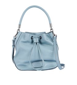 Too Hot To Handle Drawstring Bag, Leather, Blue, S, 3*